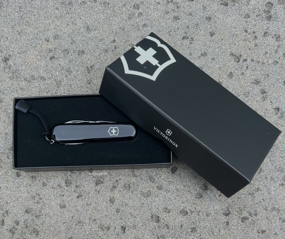 Victorinox Swiss Army Knife Onyx Monochrome Black Spartan 1.3603