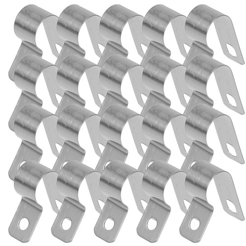 20 Pcs Stainless Steel Wire Clamp Cord Management Clips Fastener - Photo 10/12