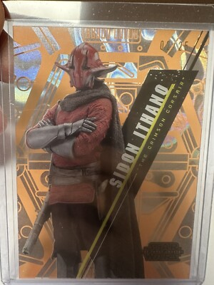 Topps 2016 High-tek Star Wars Sidon Ithano Orange 02/25 Sw-73