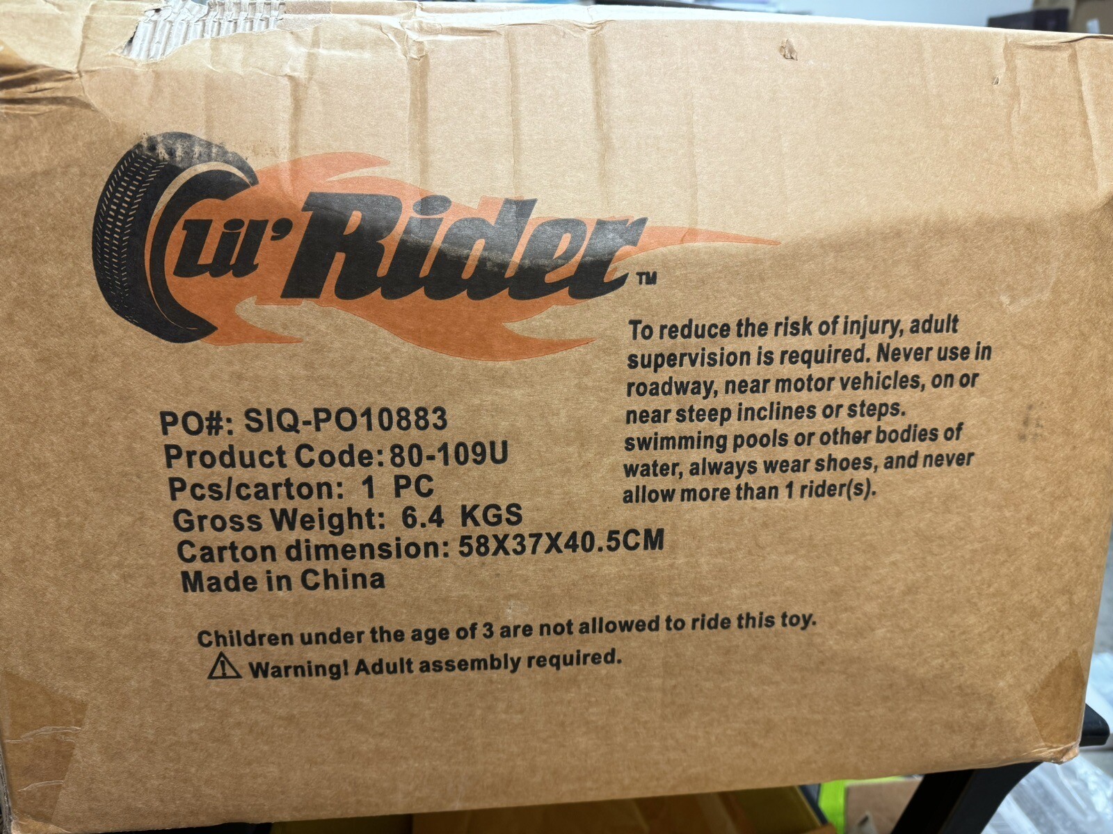 Ride on Toy, 3 Wheel Motorcycle Trike for Kids by Rockin' Rollers ? Battery P...