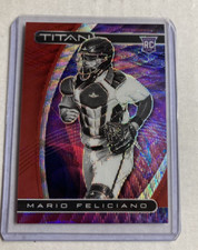 2021 Panini Chronicles #11- MARIO FELICIANO Ruby Wave Prizm SP RC #'d/199