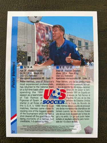 ( U SELECT CARDS ) 1993 Upper Deck WORLD CUP USA SINGLES 🔽PHOTOS ON - Picture 45 of 283