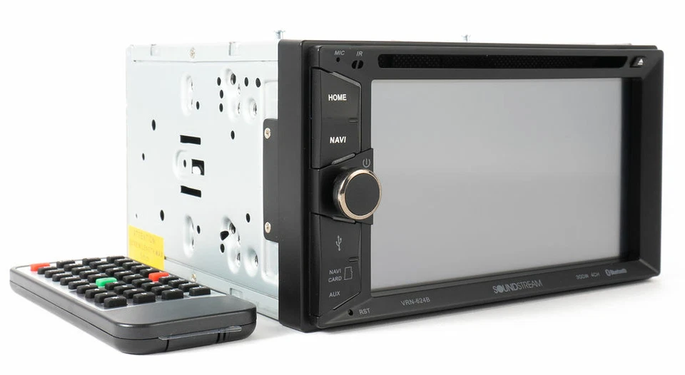 Soundstream VRN-624B DVD/CD/MP3 Player 6.2 Touchscreen Navigation GPS Bluetooth - Image 3 of 4