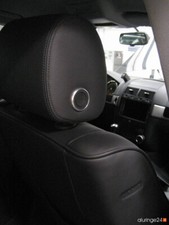 VW CC 35 Passat 3C/3G B6/B7 Sharan 7N Aluring Alu Kopfstützen R-LINE