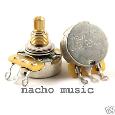 1X Gibson 500K Short Shaft Audio Taper Pot / Potentiometer PPAT-510