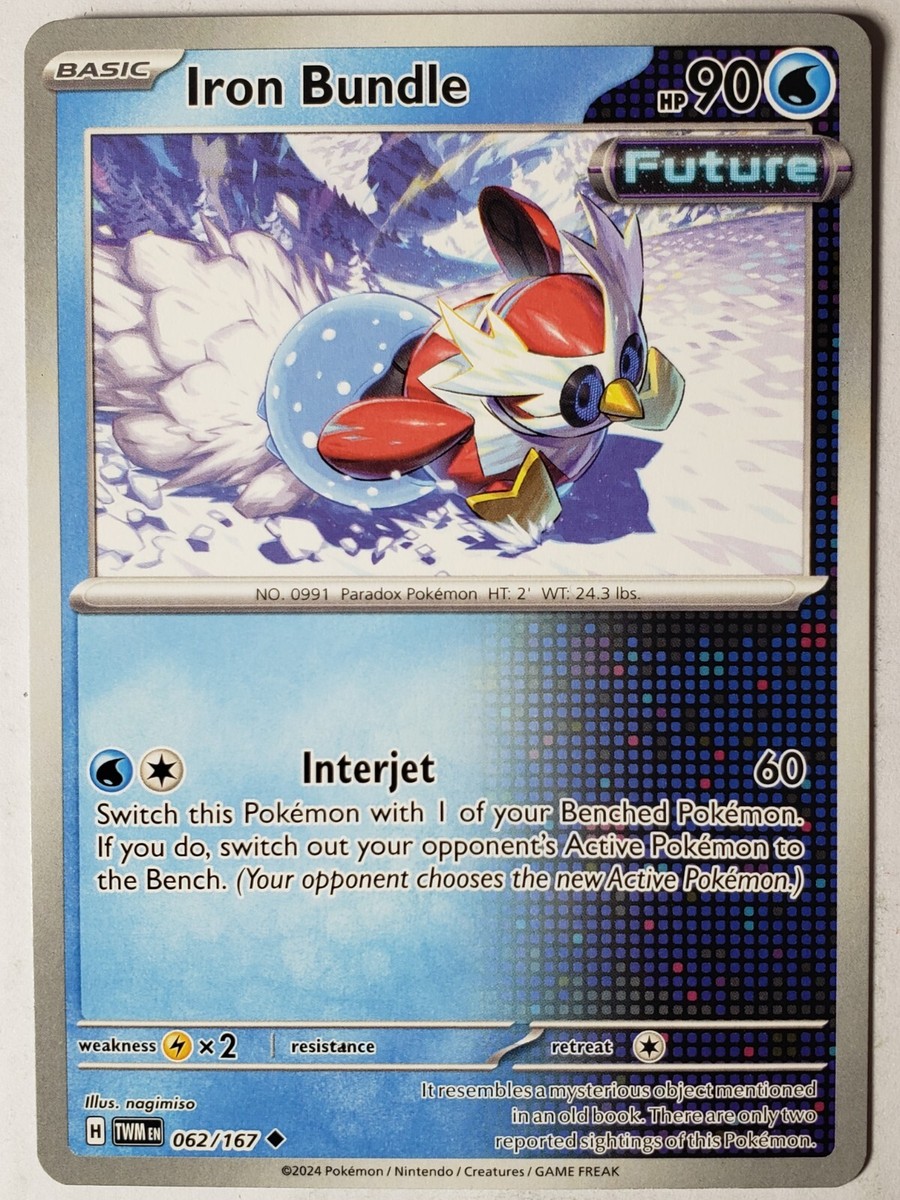 IronBundle 062/167 NM / M - Twilight Masquerade Pokemon Card