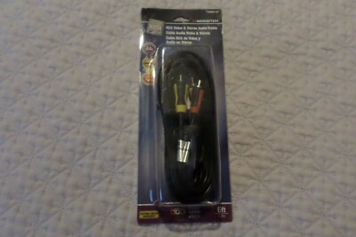 Monster Cable  Just Hook It Up  6 ft.RCA  Video & Stereo Audio Cable