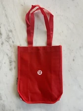 Lululemon 14”x16.5” Tote Bag Eco Friendly Yoga Gym Shopping Bag - RED