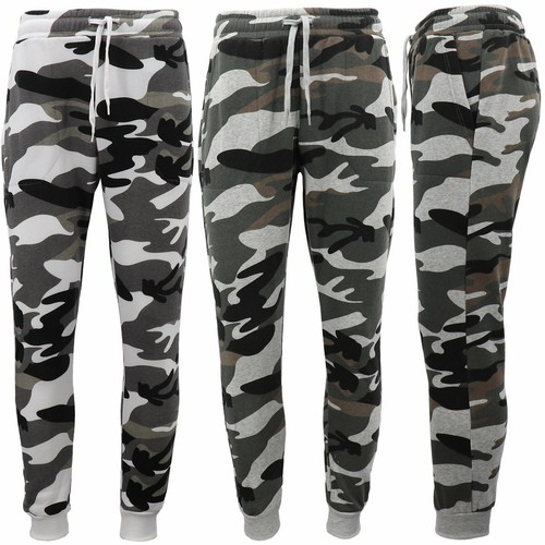 Men's Fleece Track Pants Military 