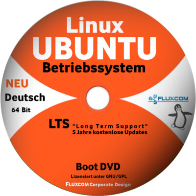   UBUNTU 18.04.1 LTS, 64 bit    Live DVD  Linux Betriebssystem    CD/DVD
