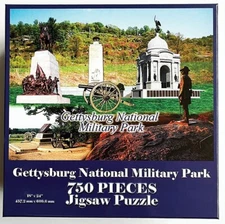 Gettysburg National Military Park Jigsaw Puzzle 750 Piece 18" x 24" NEW