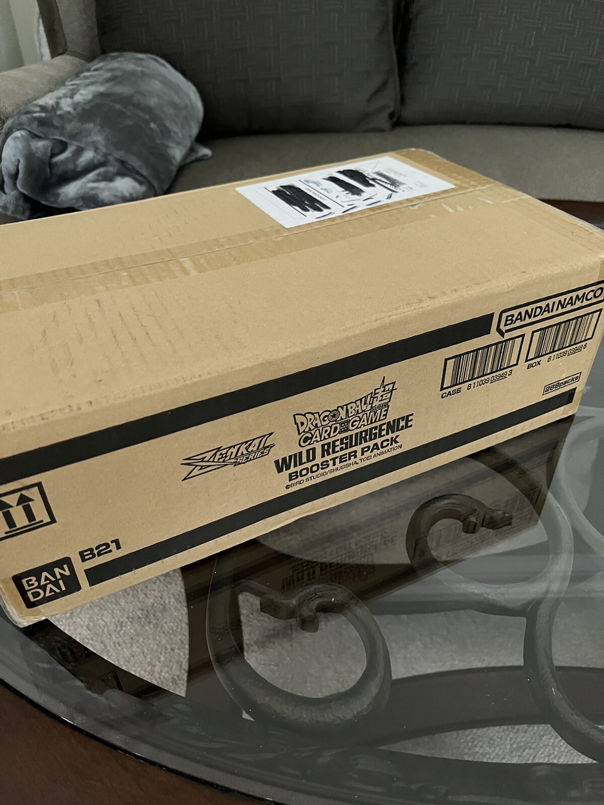 DBSCG Zenkai Series 04 Wild Resurgence Booster Box Case Factory Sealed In Hand