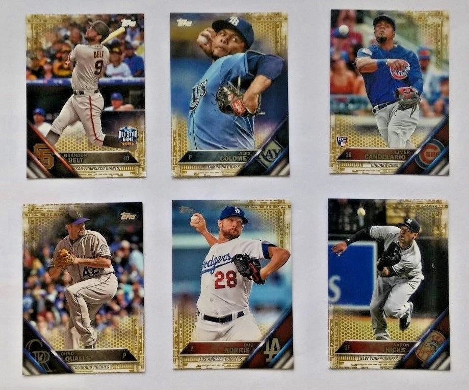 2016 TOPPS UPDATE SERIES GOLD PARALLEL /2016 - COMPLETE YOUR SET - Image 2 of 4