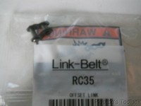 Lot Of (8) Link-belt Rc35, No 35 Roller Chain Offset Connecting Link Lot Of (8) Link-belt Rc35, No 35 Roller Chain Offset Connecting Link