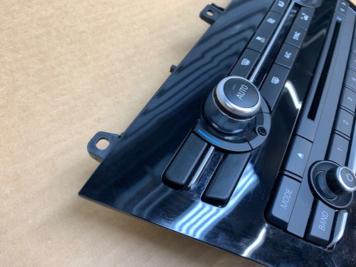 15 BMW F25 X3 Climate / Radio Control Interface Panel Glossy Black Trim 79K Used - Picture 5 of 20