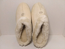Avon Faux Fur Slippers - Ivory - Medium