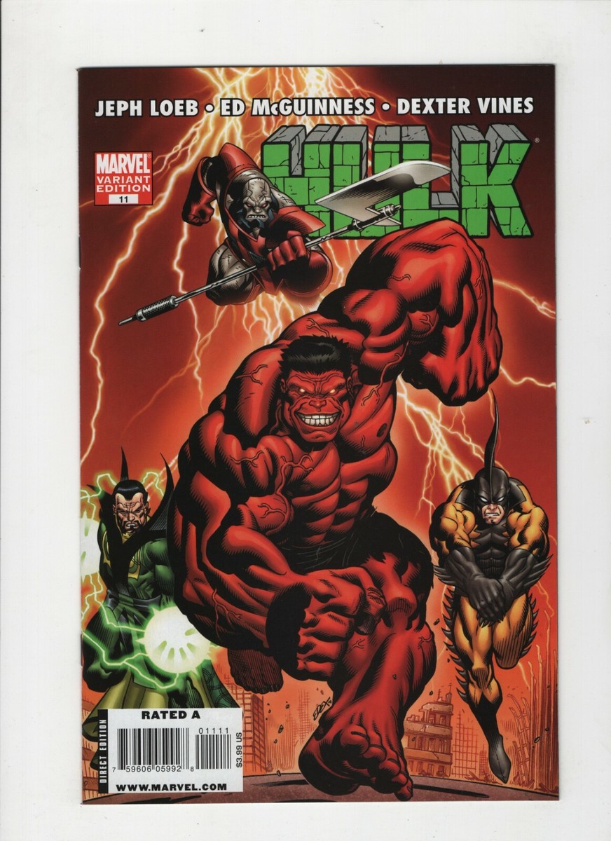 Hulk 11 Red Hulk The offenders Hi res Scans | eBay