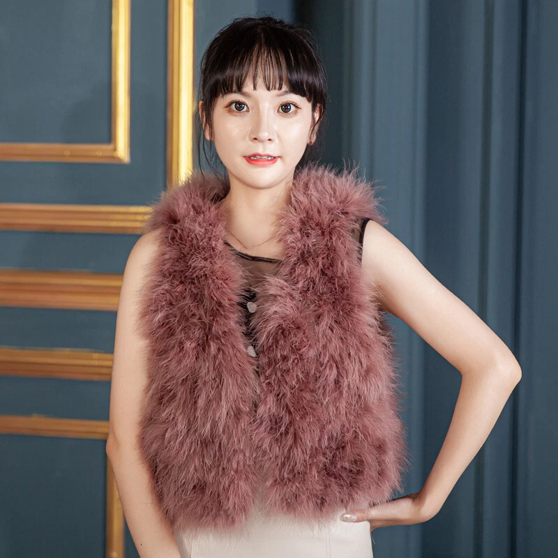 Real fur hotsell gilet ebay