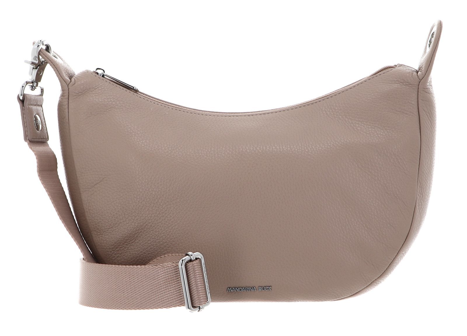 MANDARINA DUCK cross body bag Mellow Leather Hobo Bag Warm Taupe - Image 2