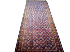 4x11 Authentic Hand Knotted Herati Runner PIX-7148