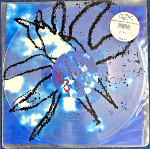 THE CURE: HIGH (TRIP MIX) OPEN (FIX MIX) UK FIRST PRESS CLEAR VINYL 1992 NM/EX - Picture 1 of 4