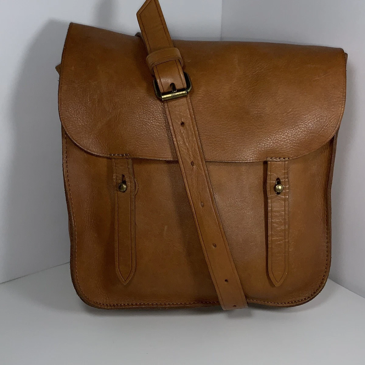 Madewell Watertower Messenger Bag British Tan