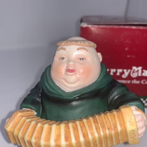 Department 56 MERRY MAKERS "CLARENCE THE CONCERTINIST" 9353-0 W/ TAG IOB - Picture 2 of 9
