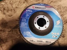 JOBSMART 4-1/2" x 7/8" Grit Flap Disc LOT Metal Blending 8 Pack WELDING GRINDING