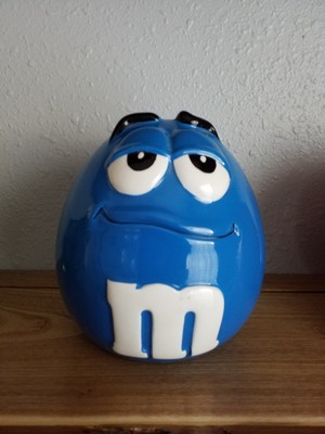 M&M Blue Candy/Nut Jar