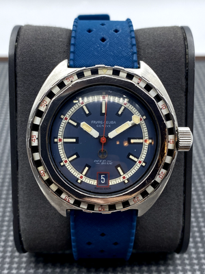 HYPER RARE* Favre-Leuba Deep Blue Roulette bezel 500m Saturation