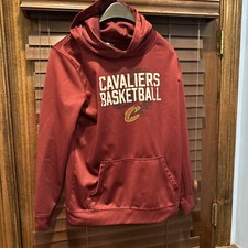 NBA Youth XL Cleveland Cavaliers Pullover Hoodie, Burgundy Hand Warmer 18/20