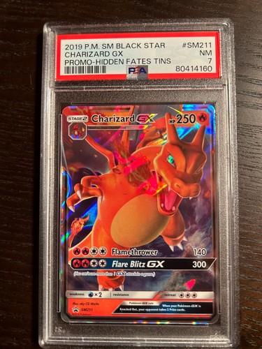 Charizard-GX graded PSA 7 for sale on eBay