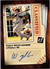2020 Donruss #CLS-WA Willy Adames Classified Signatures
