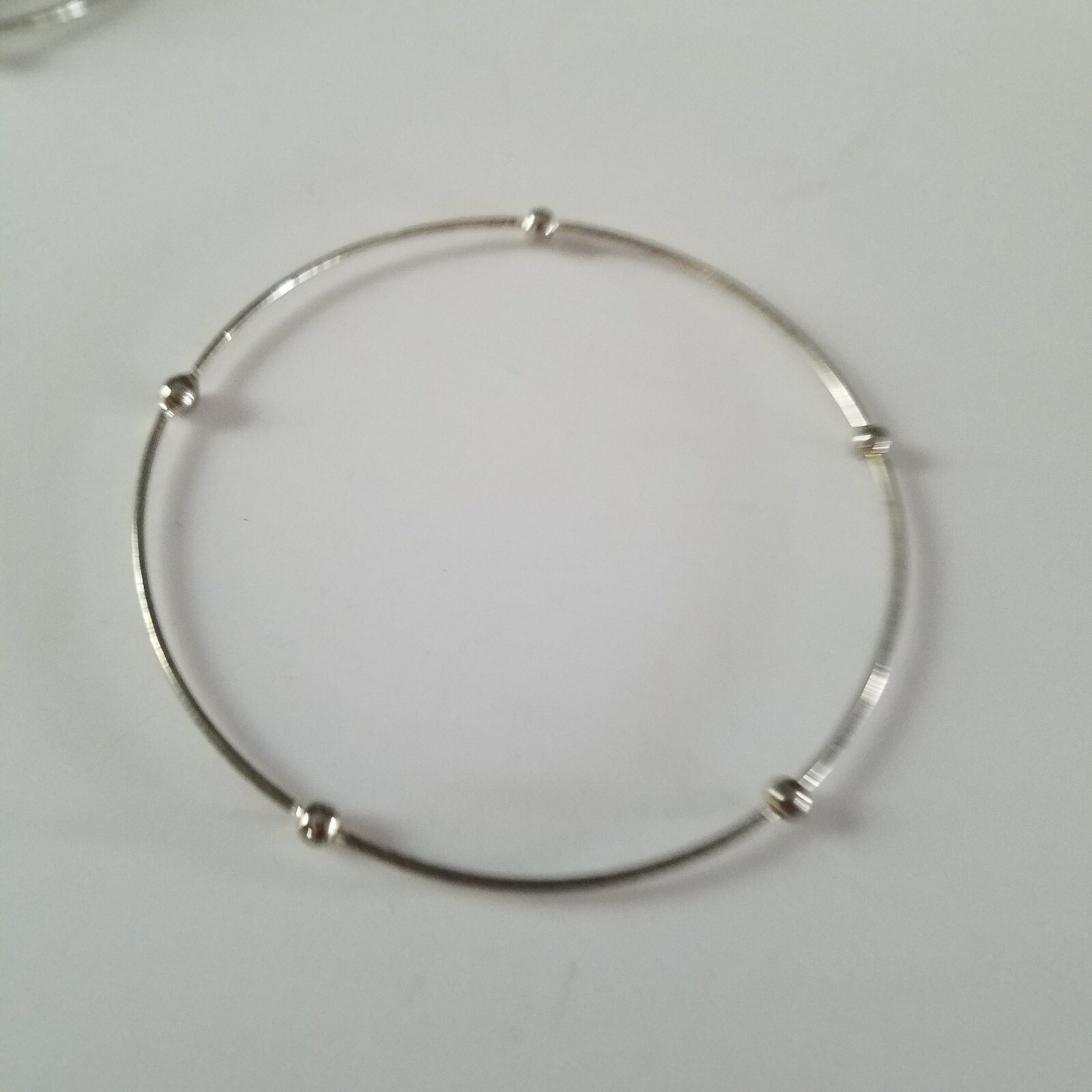 Silvertone Stackable Bangle Bracelets Set Of 12  … - image 5