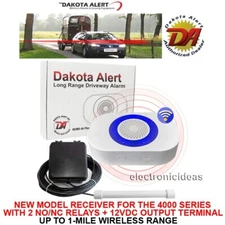 DAKOTA ALERT DCPA-4K PLUS/DCPA-4000 PLUS PROBE ALERT DRIVEWAY ALARM KIT + RELAYS