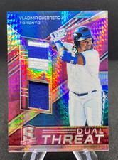 2019 Panini Spectra Dual Threat Materials Vladimir Guerrero Jr. /49 Neon Pink