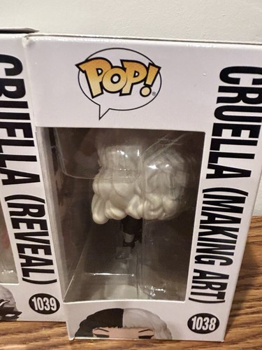 Funko Pop! Vinyl: Disney - Cruella (Making Art) 1038 & Cruella (Reveal) #1039 - Imagen 6 de 10