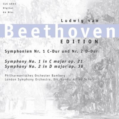 Beethoven Sinfonie Nr. 1, op. 21/Nr. 2, op. 36 (Zyx Classic).. [CD]