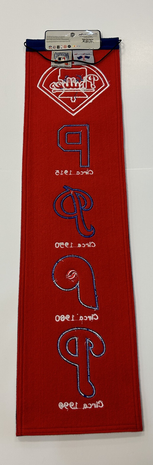 Philadelphia Phillies MLB Baseball Winning Streak Embroidered Heritage Banner