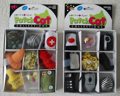 Patchwork Haustier Patch Katze Ersthelfer / Digital Serie 9 Katzenspielzeug Geschenkbox