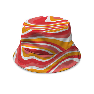 Psychedelic 60s - Bucket Hat Fashion Sun Cap Outdoor Hat  display picture 3