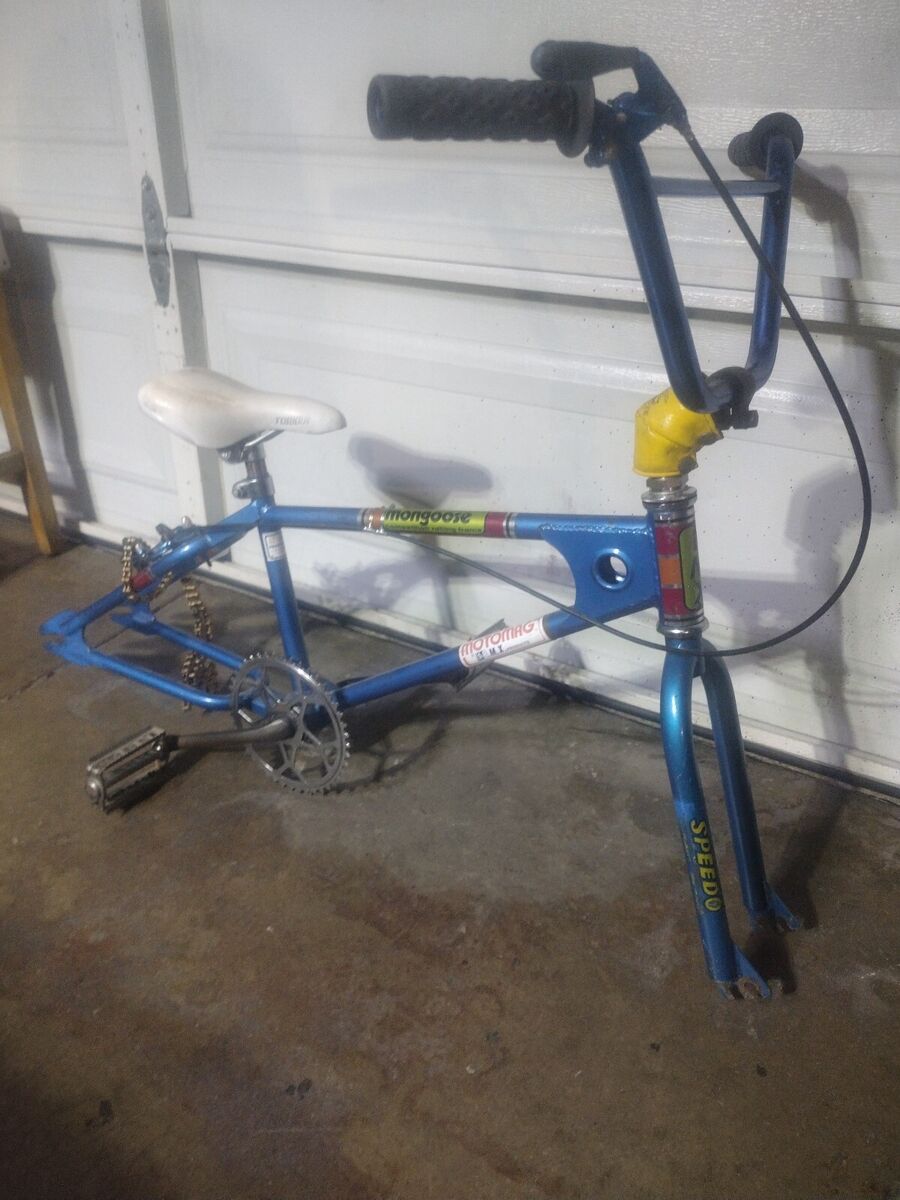 Vintage 1980 Mongoose motomag Frame/ Tange Fork Silver BMX Vintage 1980 Mongoose motomag Frame/ Tange Fork Silver BMX