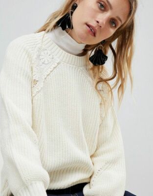 mango cream jumper