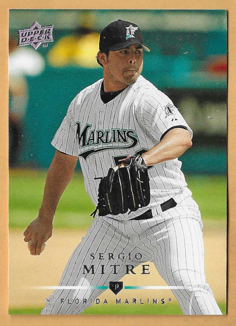 SERGIO MITRE FLORIDA MARLINS #141 - UPPER DECK NM-MT 2008