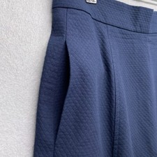 Vintage Jeannene Booher Skirt 12 Blue Career Capsule Pockets Made in USA