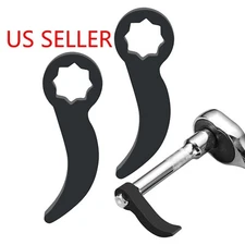 2Pcs Pry Bar Wrench Adaptor Head 1/2"D Crowbar Adapter Head Tool