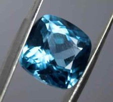 9 Ct Natural Montana Sapphire Cushion Cut CERTIFIED Loose Gemstone Blue
