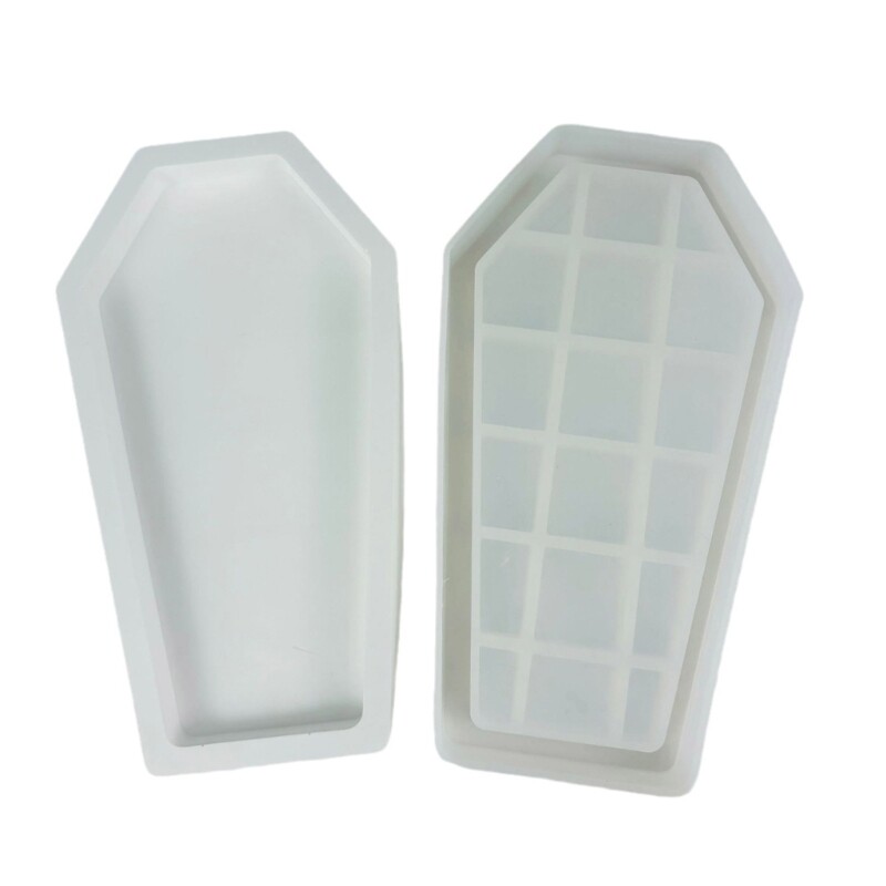 Halloween Coffin Silicone Mold for Epoxy Resin Casting