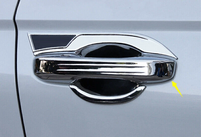 Ajuste para Honda CRV CR-V 2023-2024 ABS Cromo Exterior Puerta Lateral Manija Cubierta Tapicería Foto 4 de 4