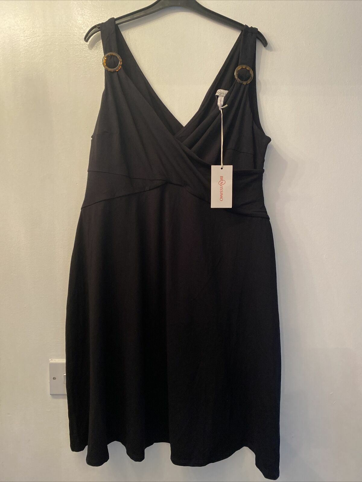 Bravissimo Black Really Curvy Josie Sundress Size 18